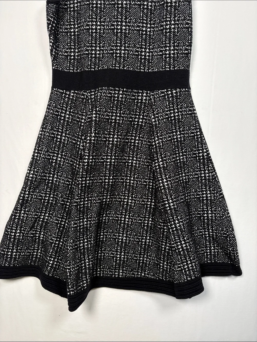 KATE SPADE New York Mod Knit Plaid Preppy Sweater Dress  size small